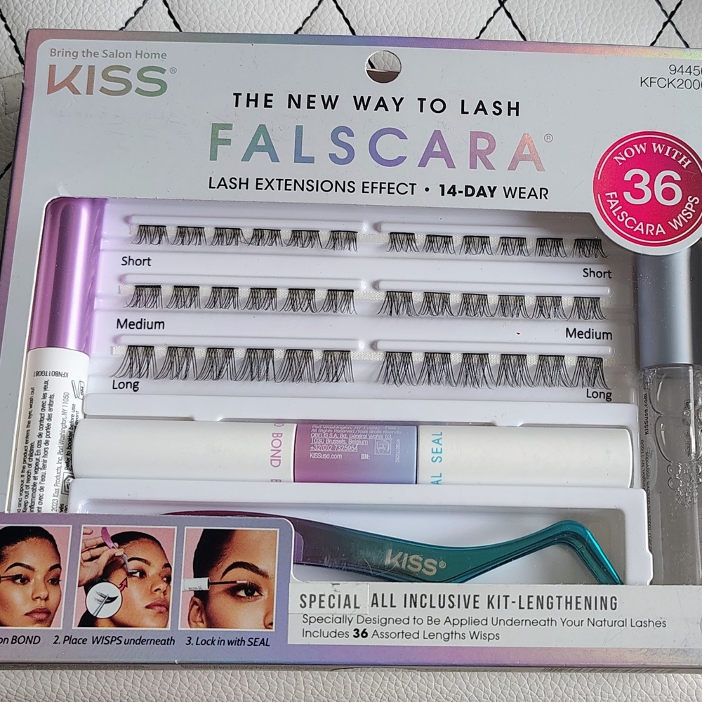 Kiss Skincare Essentials Purple and White
